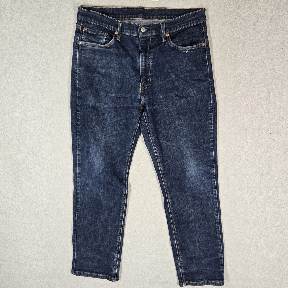 Levi's 541 Men Jeans 34X30 Blue Denim Athletic Fit Taper Pockets 28" Inseam